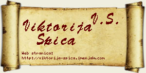 Viktorija Špica vizit kartica